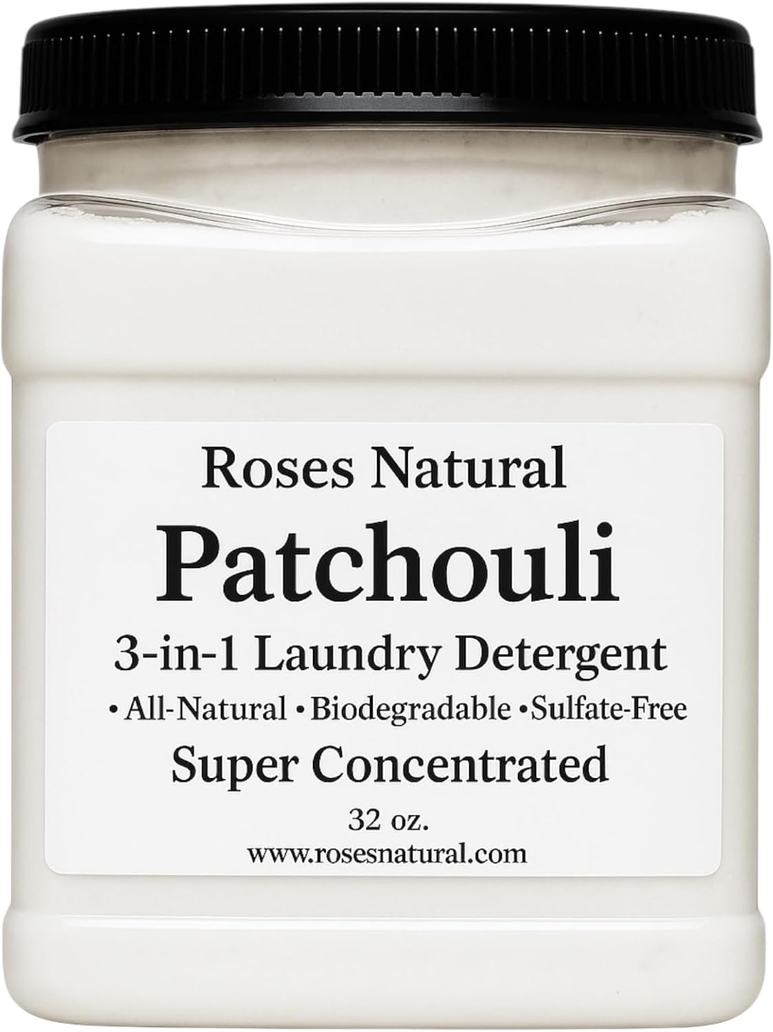 Patchouli-3-in-1-Laundry-Detergent-Powder,-32-oz,-All-Natural-Super-Concentrated-Powder,-HE-318
