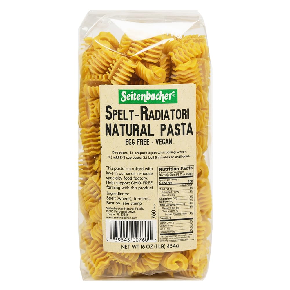 Seitenbacher-Artisan-Pasta-Radiatori,-Tumeric,-16-Oz-------109