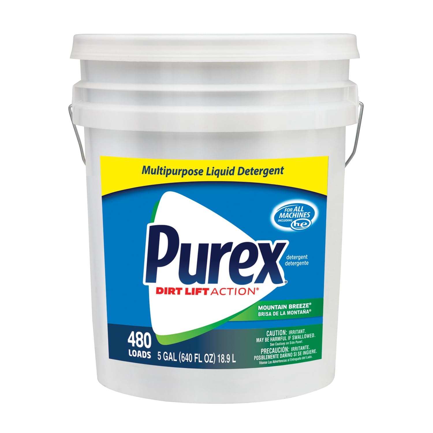 Purex-Professional-Mountain-Breeze-Multipurpose-Liquid-Detergent,-5-Gallon-Pail,-562
