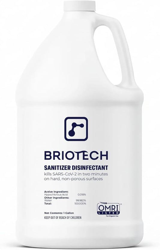 BRIOTECH-Sanitizer-Disinfectant-Hypochlorous,-Kill-0.9999-of-Viruses-&-Bacteria,-Control-Mold,-Eliminate-Odor,-Gentle-2067