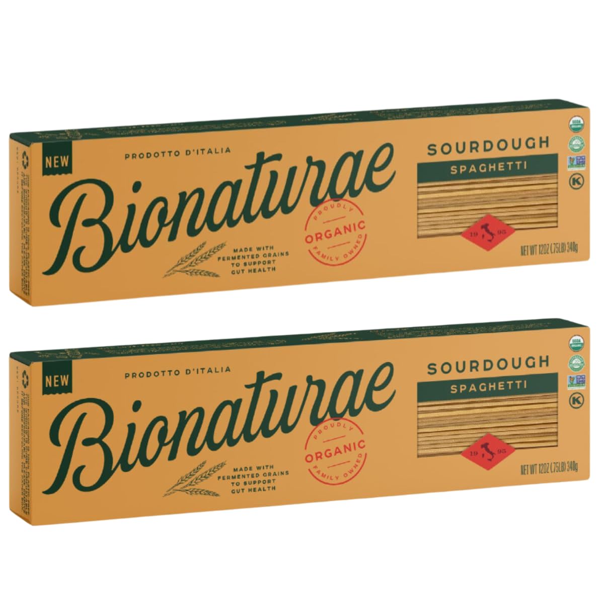 Bionaturae-Spaghetti-Pasta-Noodles---Sourdough-Pasta,-Kosher-Certified,-Protein,-947