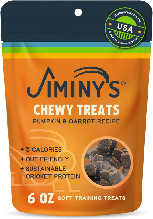 Jiminy's-Chewy-Cricket-Training-Treats-for-Dogs,-Low-Calorie,-Hypoallergenic,-Made-USA,-1488
