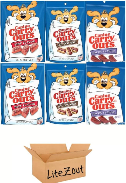 Carry-Outs-Dog-Treat-Variety,-Beef,-Mini-Hotdog,-166