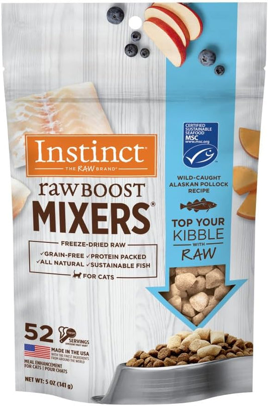 Instinct-Raw-Boost-Mixers-Freeze-Dried-Cat-Food-Topper,-Grain-Free---Wild-Caught-952