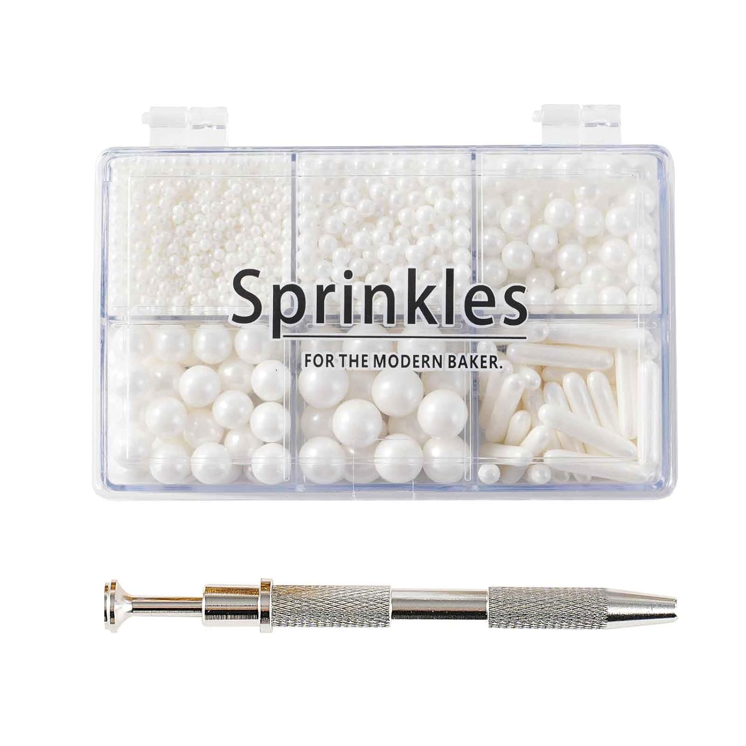 Kasvan-White-Mix-Sugar-Sprinkles---Edible-4364