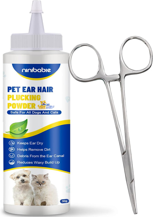 Upgraded-Dog-Ear-Powder-with-5.5-Inch-Hair-Removal-Tool,-Pet-Grooming-100