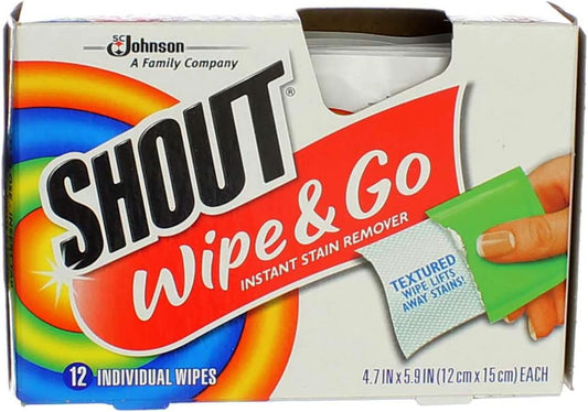 Frankel-&-Frankel-Shout-Wipes,-Portable-Stain-Treater-Towelettes---12-ea-1409