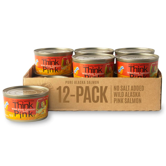 Sin-sal-añadida-Think-Pink-Wild-Alaska-Pink-Salmon-12-paquetes-de-de-731