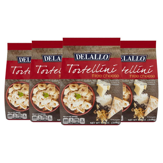 DeLallo-Three-Cheese-Tortellini-Pasta,-8.8-oz-Bag,-226