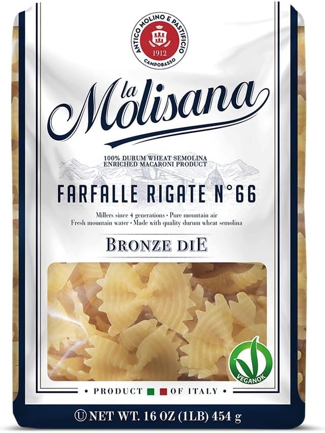 La-Molisana-Farfalle-Pasta-|-Bronze-Die-N°66-Bowtie-|-471