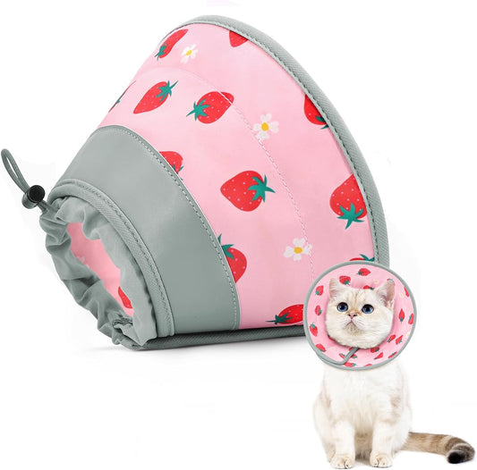 Cat-Cone-Collar-Soft-to-Stop-Licking,-Adjustable,-Foldable-Lightweight-Kitten-Cones-After-1609