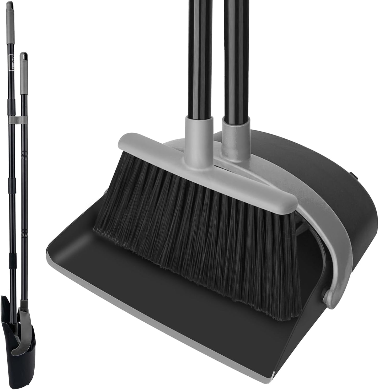KeFanta-Broom-and-Dustpan-Set,Dust-Pan-with-Long-Handle,52”Broom-with-811