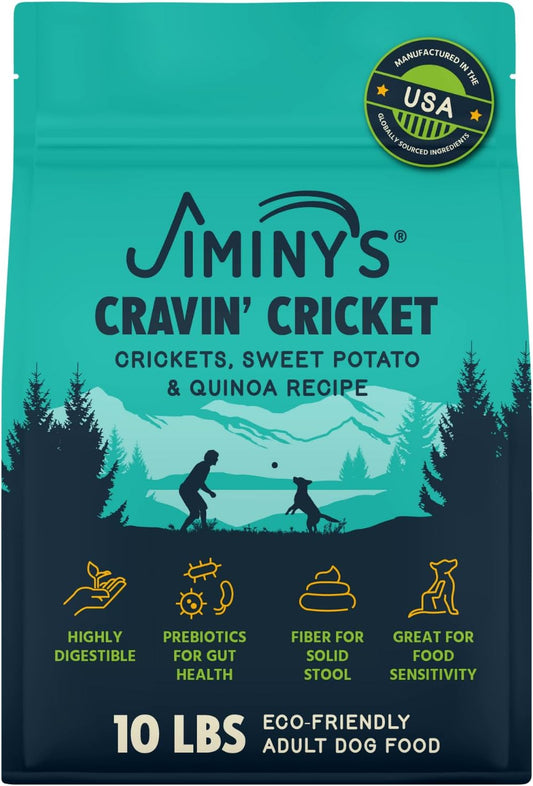 Jiminy's-Cravin'-Cricket-Alimento-seco-para-perros,-estómago-sensible,-1710