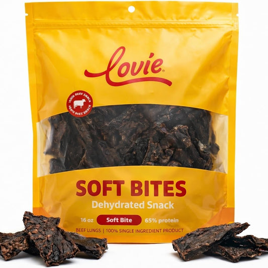 Lovie-Beef-Lung-Dog-Treats---Dehydrated-Air-Dried-Soft-Bites,-Ingredient,-158