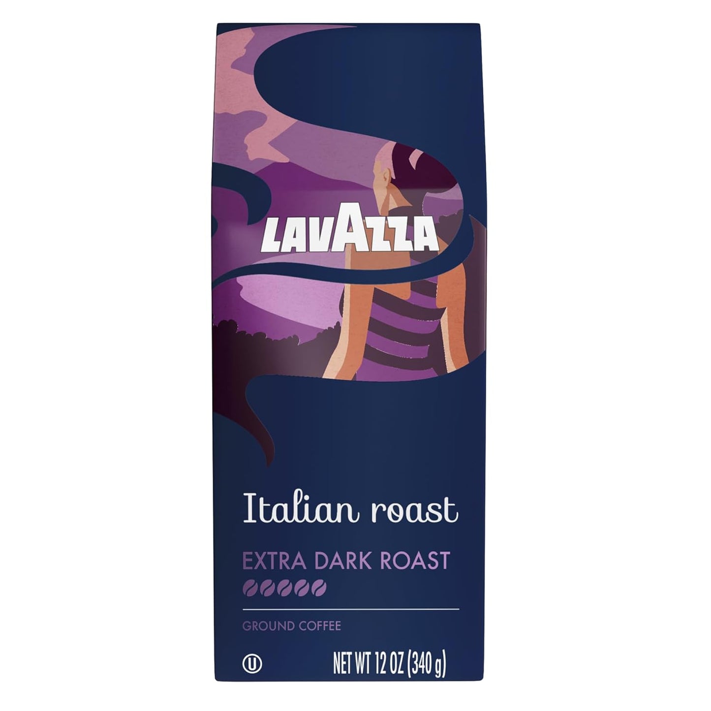 Lavazza-Italian-Roast-Ground-Coffee-12oz-Bag,-Extra-Dark-Roast-(Pack-of-1)-3100