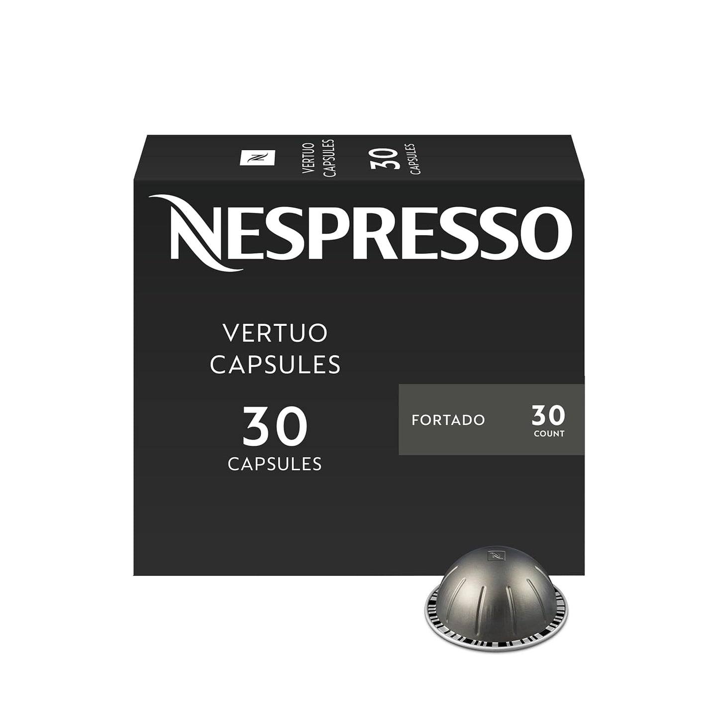 Nespresso-Capsules-Vertuo,-Fortado-Gran-Lungo-Americano,-Dark-Roast-Espresso-Coffee,-30-Count-3145