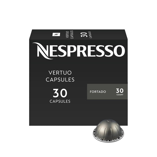 Nespresso-Capsules-Vertuo,-Fortado-Gran-Lungo-Americano,-Dark-Roast-Espresso-Coffee,-30-Count-3145
