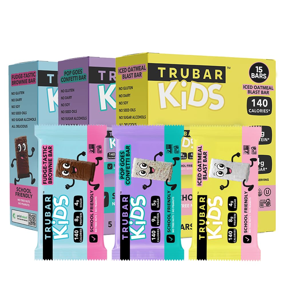 TRUBAR-Kids-Protein-Bars,-Snack-Pack-Variety-Box,-Plant-Based-Protein,--Gluten-Free-School-Friendly-for-1475