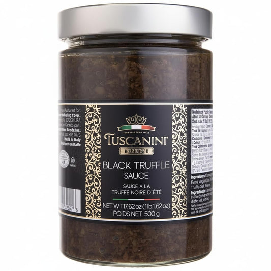 Tuscanini-Reserve-Black-Summer-Truffle-Sauce,-17.6oz-|-For-Drizzling-over-Meat,-486
