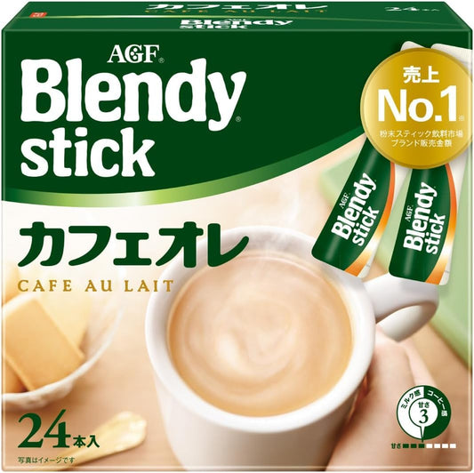 AGF-Coffee-Blendy-Stick-Cafe-Au-Lait-0.31oz-24-Serves-Japanese-Instant-Coffee-153