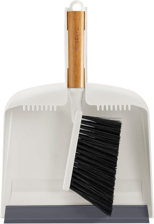 SUBEKYU-Dustpan-and-Brush-Set-with-Bamboo-Handle,-Hand-Mini-3433