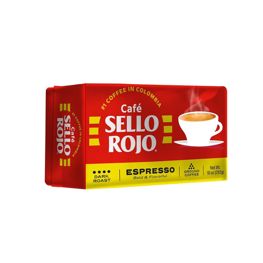 Sello-Rojo-Espresso-Brick,-10-oz---Bold-&-Flavorful-Colombian-Ground-Coffee-2977