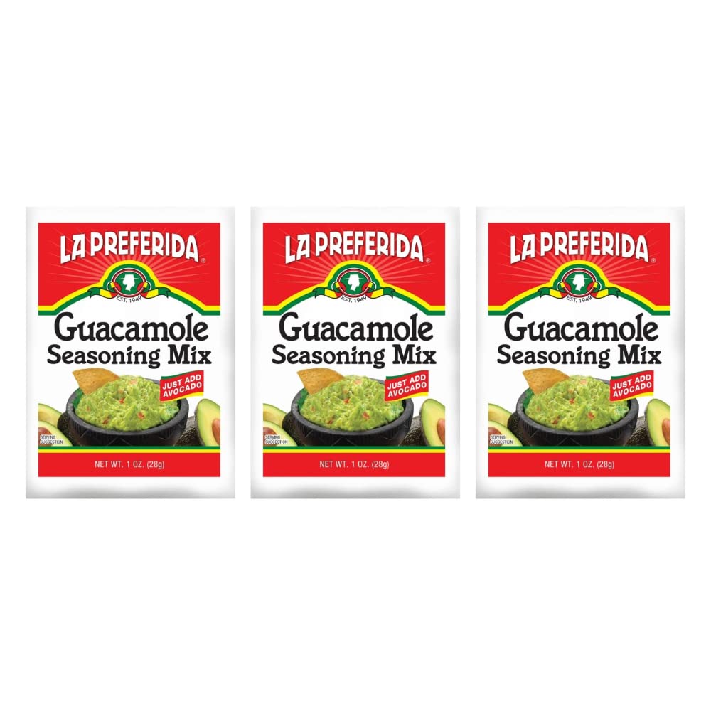 La-Preferida-Condimento-de-guacamole,-1-oz,-(paquete-de-3)---476