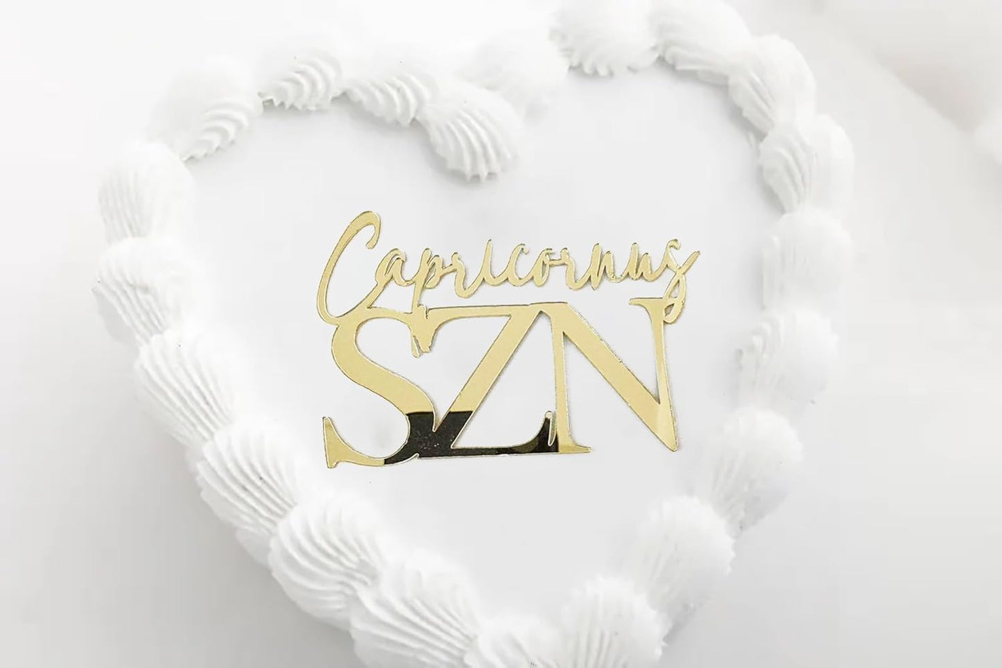 Capricorn-Cake-Toppers,Acrylic-Gold-Capricorn-Energy/Capricorn-Season-Cake-Decor,December-January-Birthday-Cupcake-----198
