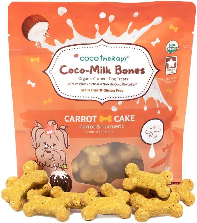 CocoTherapy-Coco-Milk-Bones-Dog-Treat-(Carrot-Cake)-6-Oz.-------43