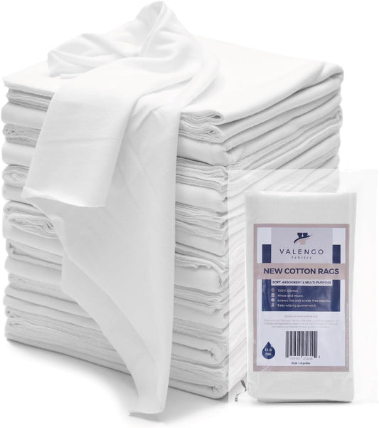 VALENGO-Lint-Free-1-Cotton-New-Rags-for-Dust-Cleaning,-5243