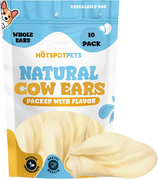 hotspot-pets-All-Natural-Beef-Cow-Ears-Dog-Chews-(10-Pack)-Long-Lasting,Low-Single-179