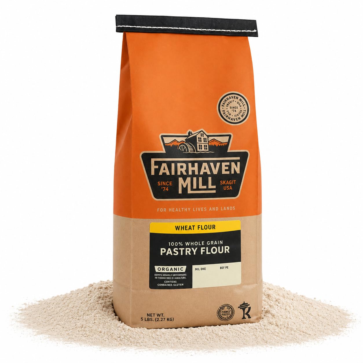 Fairhaven-Mill-Organic-Grain-Pastry-Flour,-5-lbs-Bag-|-USDA-Certified-153