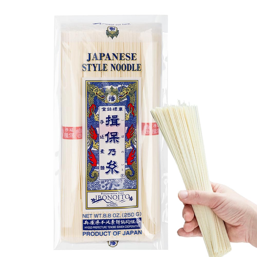 IBONOITO-Fideos-japoneses-Somen,-8.8-onzas-de-fideos-japoneses-Ibonoito--Somen-161