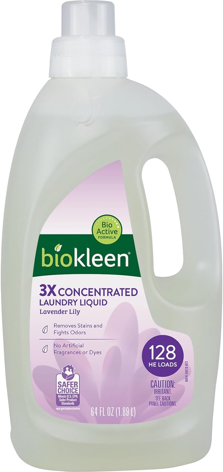 Biokleen-Natural-Laundry-Detergent---128-HE-Loads---Liquid,-3230