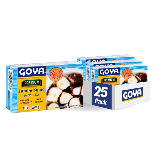Goya-Foods-Octopus-Style-Squid-Pieces-in-Olive-Oil,-4-Ounce-(Pack-of-60