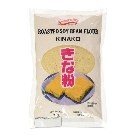 Kinako-(harina-de-poroto-de-soja-tostada)-de-Shirakiku,-oz.-781