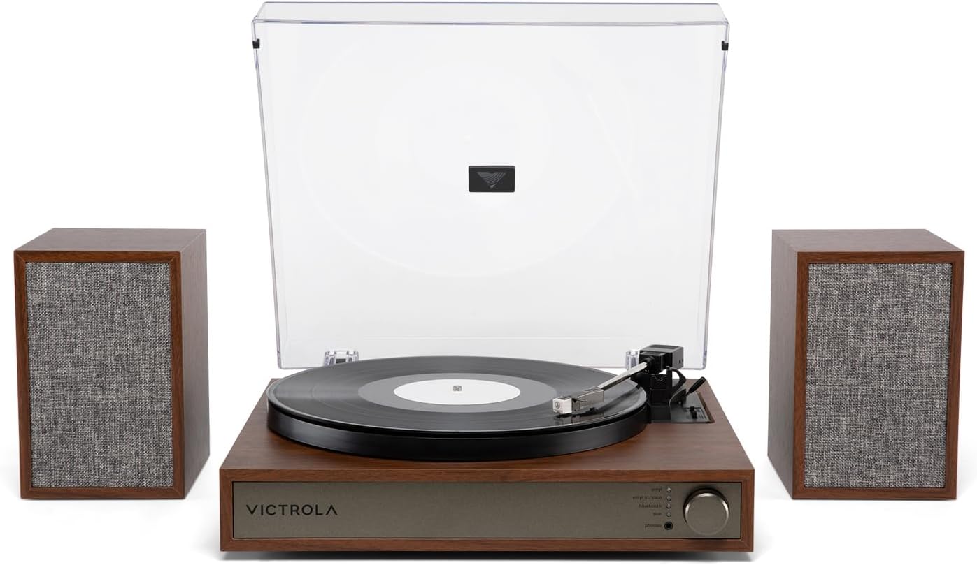 Victrola-Harmony-–-Bluetooth-Turntable-System–-3-Speed-Vinyl-Record-Player,-Stereo-Bookshelf-Mid-Century---507