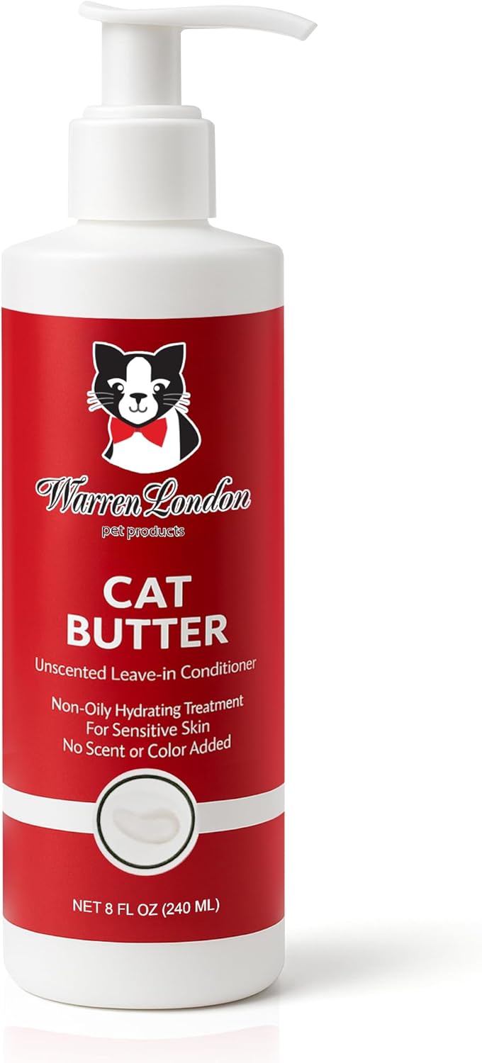 Warren-London-Cat-Hydrating-Butter-|-Unscented-Leave-in-Conditioner-Lotion-for-Soft,-Shiny-1192