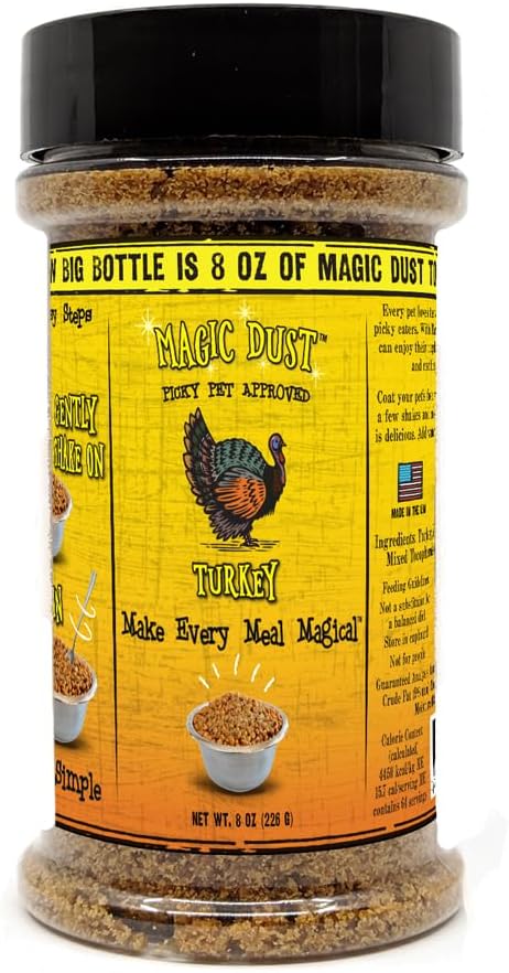 Wild-Meadow-Farms---Magic-Dust-Turkey-Jerky-Topper,-Single-Protein-Pet-Food-425