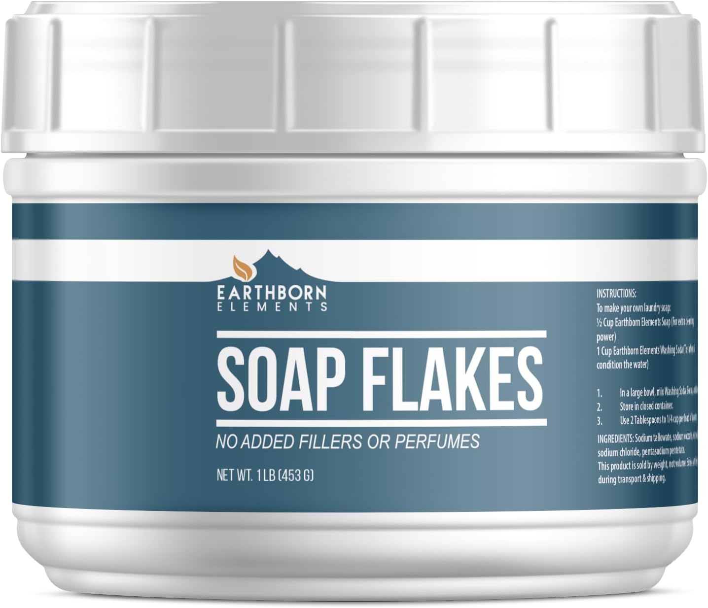 Earthborn-Elements-Soap-Flakes-(1-lb),-Homemade-Laundry-Detergent,-Tallow-Based,-Unscented---334