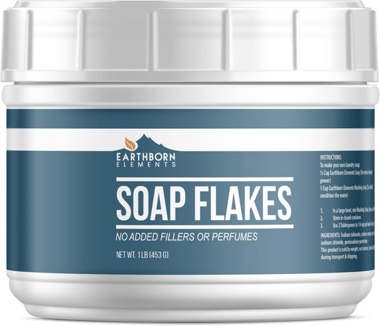 Earthborn-Elements-Soap-Flakes-(1-lb),-Homemade-Laundry-Detergent,-Tallow-Based,-Unscented---334