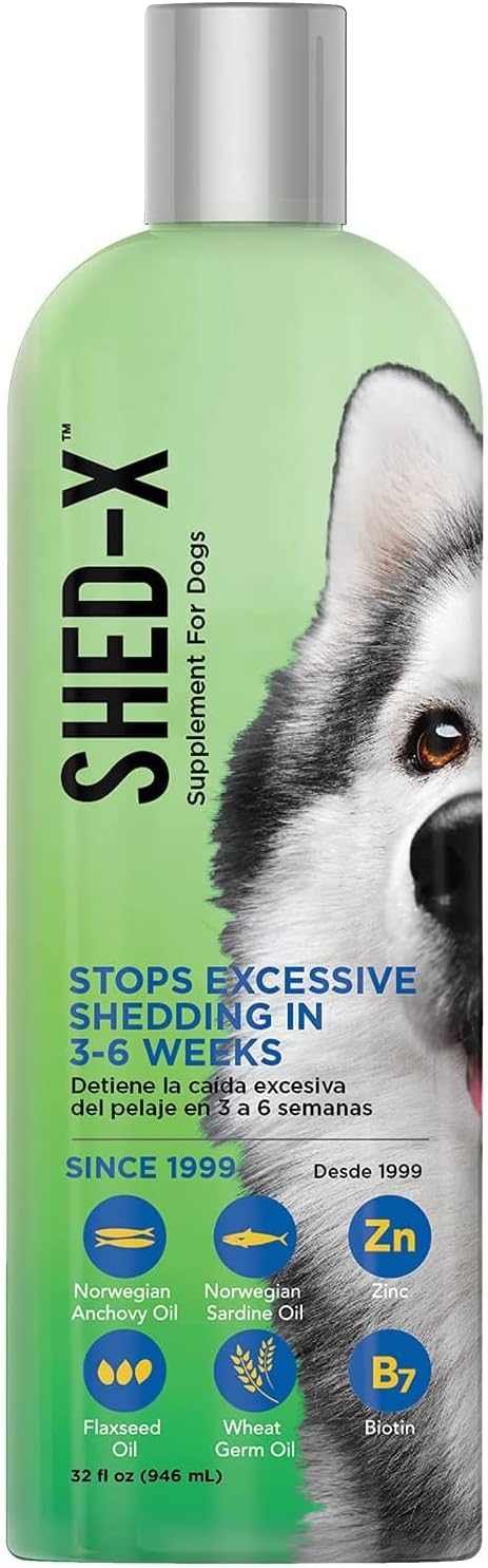 Shed-X-Liquid-Dog-Supplement,-32oz-–-1-Natural-–-Helps-Dog-Fish-378