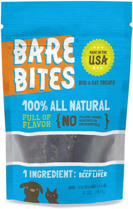 Bare-Bites---1-All-Natural-Dehydrated-Beef-Liver-Dog-and-Cat-Treats-(6-230