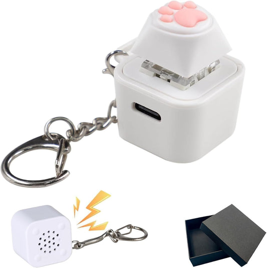 Cat-Fidget-Toy---Can-Make-Cat-Sounds-Cat's-paw-Keychain,USB-C-Rechargeable-Stress-497