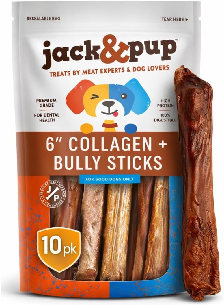 Jack&Pup-Bully-Sticks-for-Dogs,-6-Inch-Collagen-Wrapped-Bully-Sticks-Count),-55