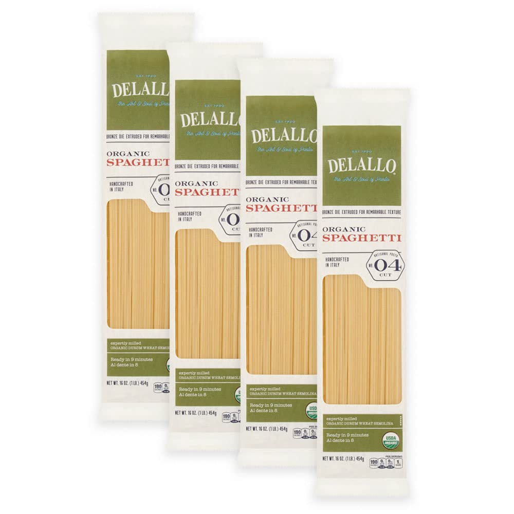 DeLallo-Organic-Spaghetti-Pasta,-1-lb-Bag,-4-Pack-714