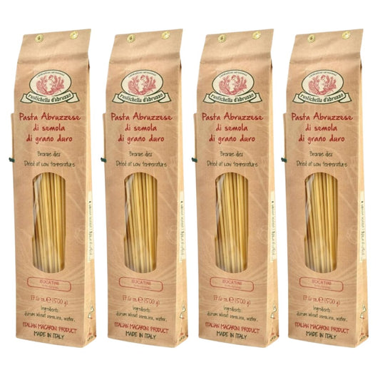 Rustichella-d'Abruzzo-Bucatini-(Pack-of-4),-500g-Each---Italian-168