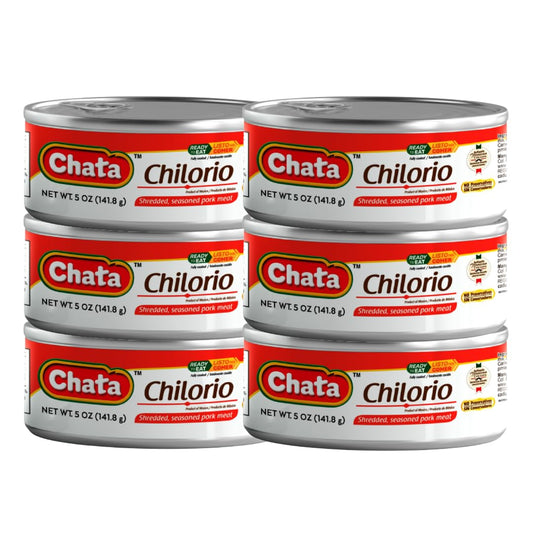 Chata-Mexican-Pork-Chilorio,-Seasoned-Shredded-Pork,-5-oz-(6-Pack)-----398