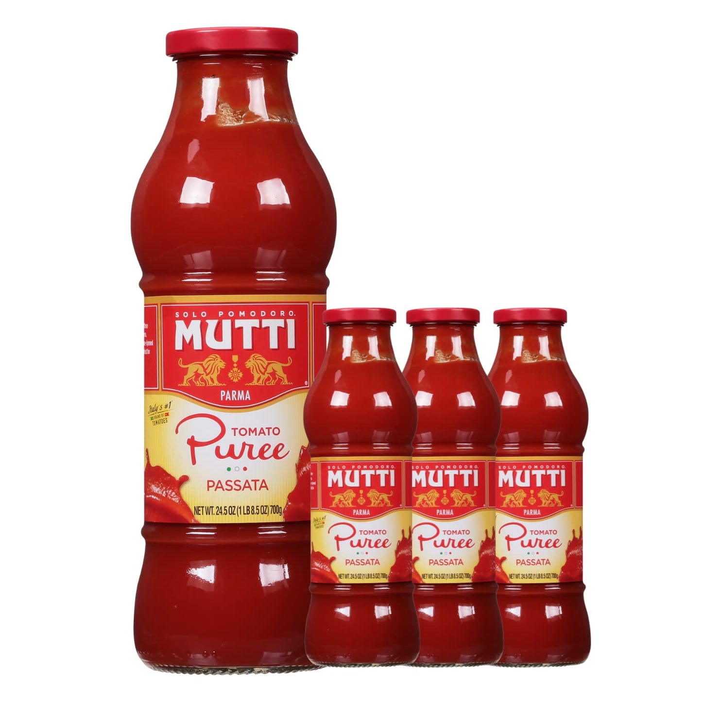 Mutti-Tomato-Puree-(Passata),-24.5-oz.-|-4-Pack-|-Italy’s-#1-908