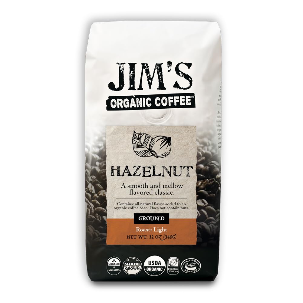 Jim’s-Organic-Coffee-–-Hazelnut,-All-Natural-Flavored-Blend-–-Light-Roast,-Ground-2561